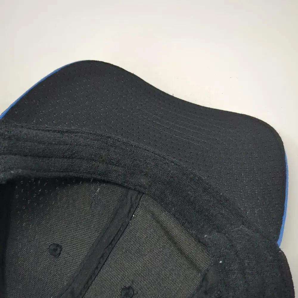 Chef Works Baseball Cap Black One Size Mesh Side Buttons for Face Mask Strapback